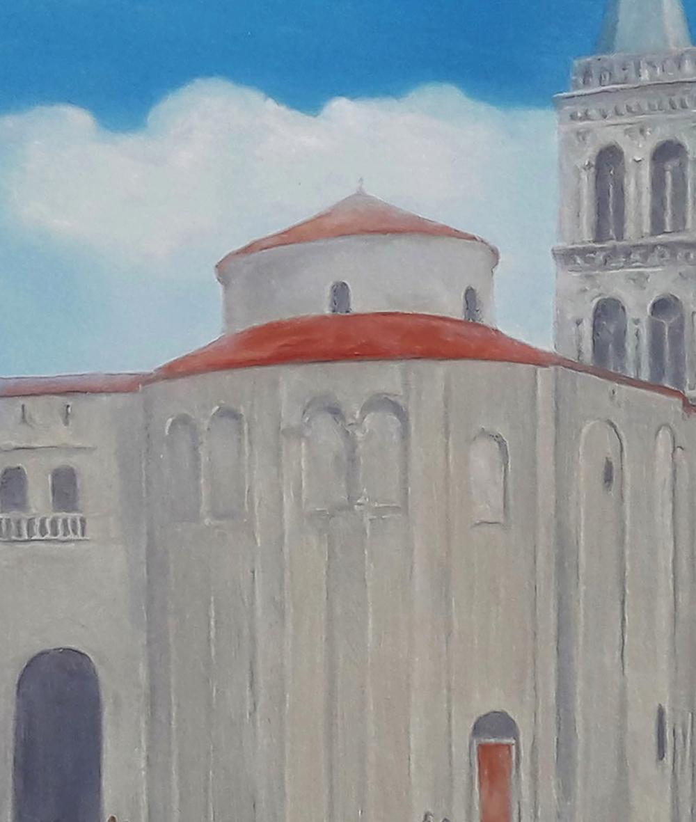 Oil painting of Church of St. Donatus by Vasily Korkishko