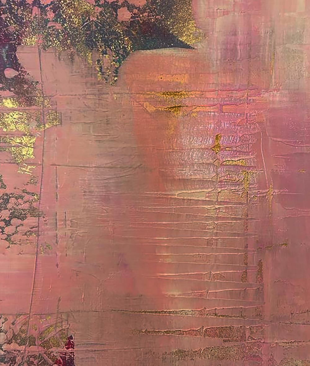 Abstract acrylic painting Tenderness in my eyes by Olga Melezhik