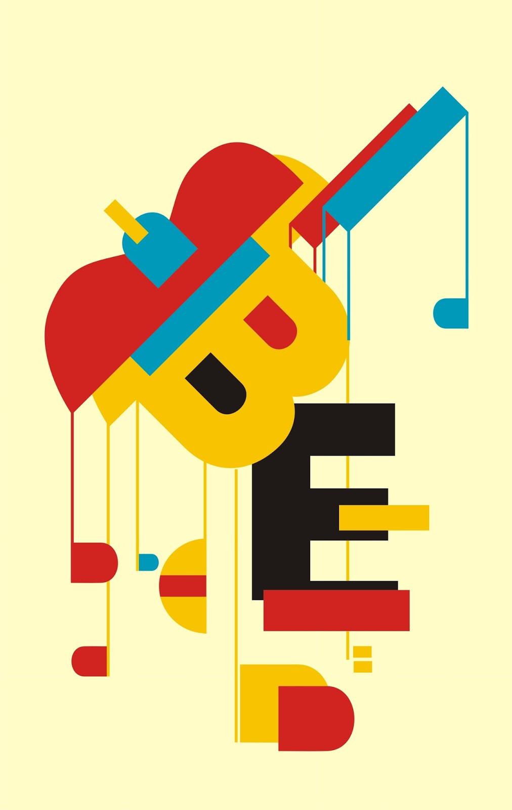 Vibrant Vasyl Yermilov investment art with bold red, yellow, black typography
