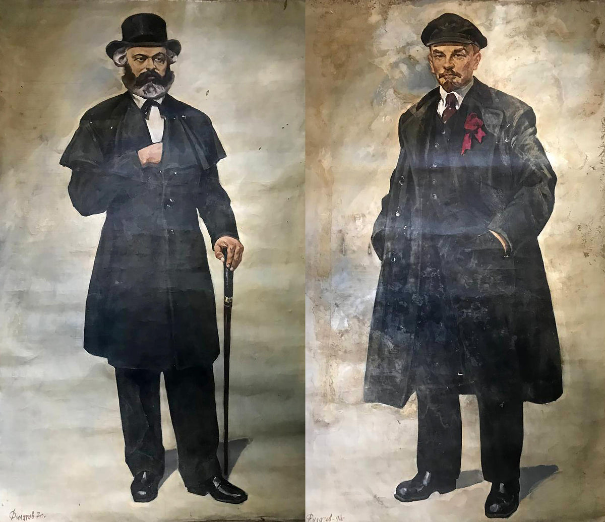 Oil painting portrait of Lenin by Filatov Konstantin Vladimirovich