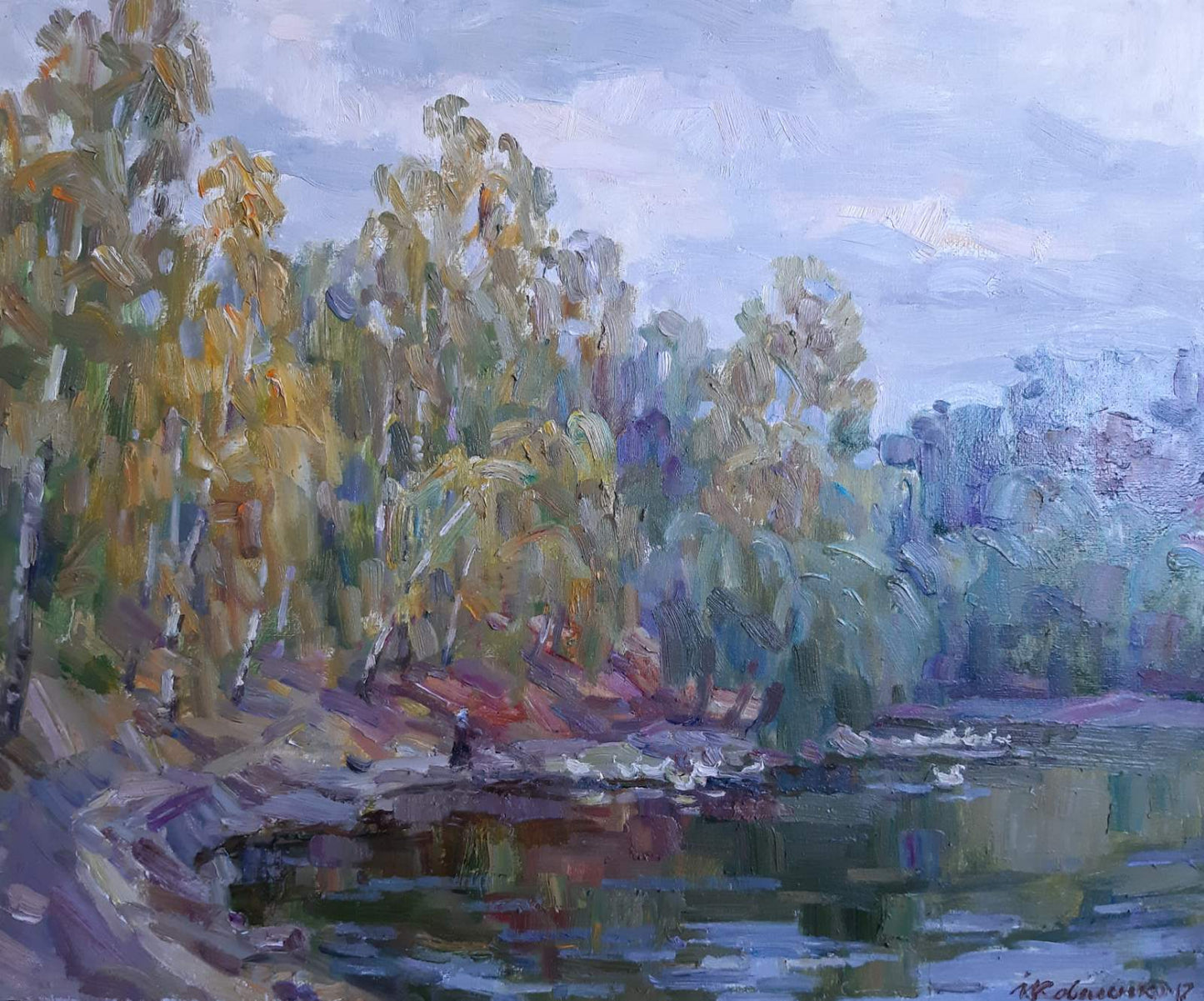 Oil painting Night Kovalenko Ivan Mikhailovich