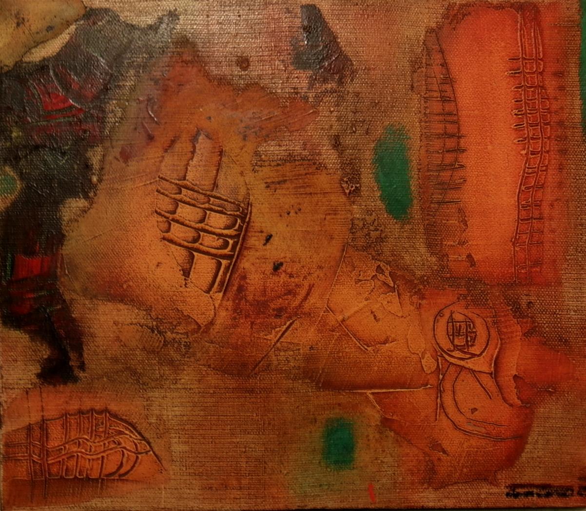Abstract oil painting Evening mood by Yushkov Svatoslav