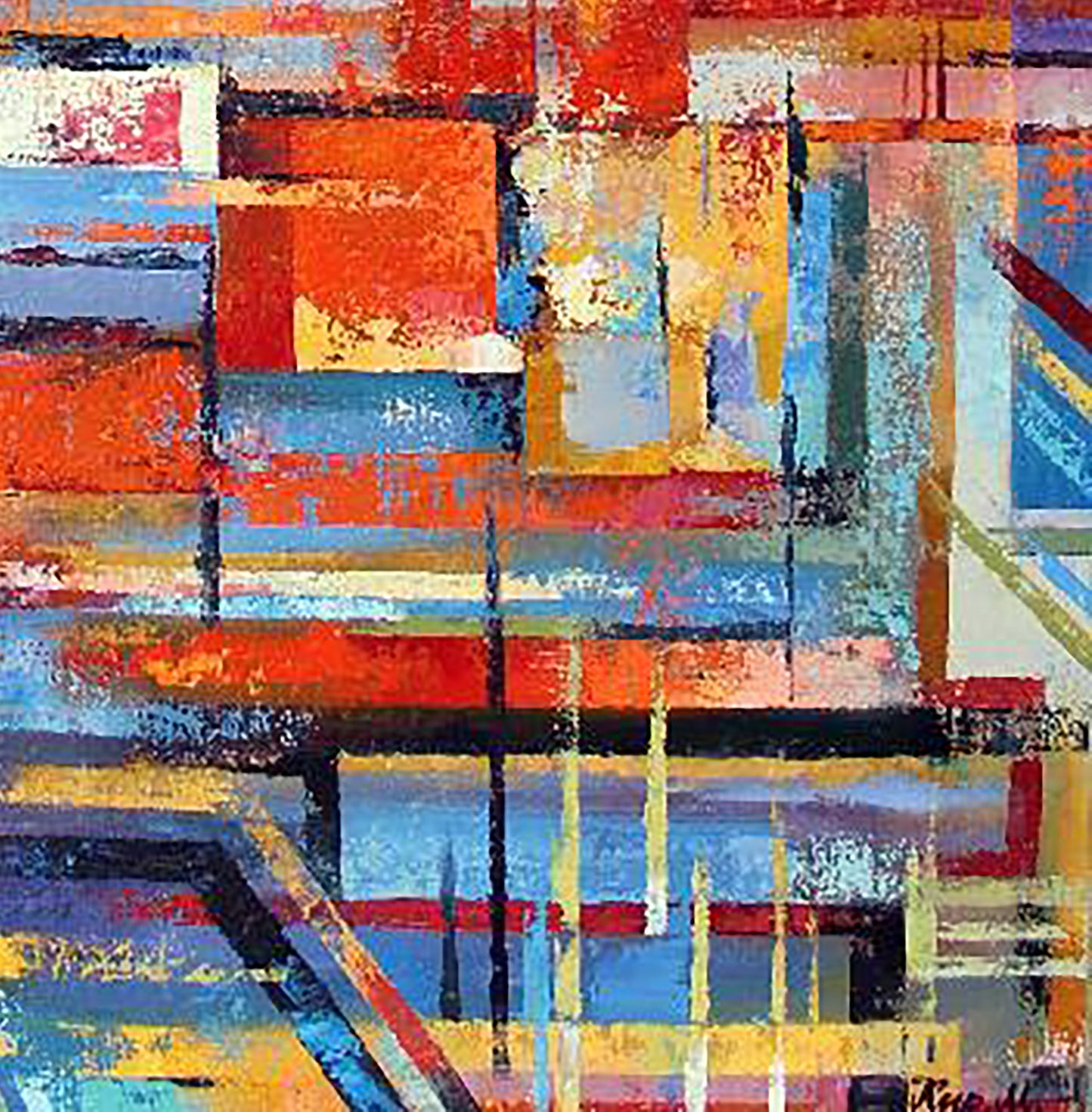 Vibrant Oil Painting In the Rays of the Sun by Kirilenko Mikhail