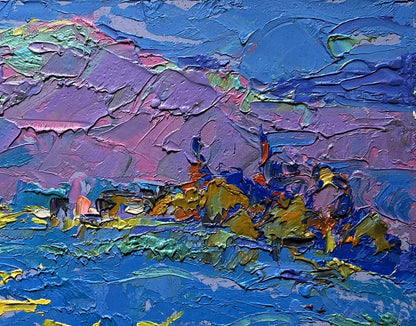 Vibrant Twilight in the Mountains oil painting by Oleksiy Ivanyuk