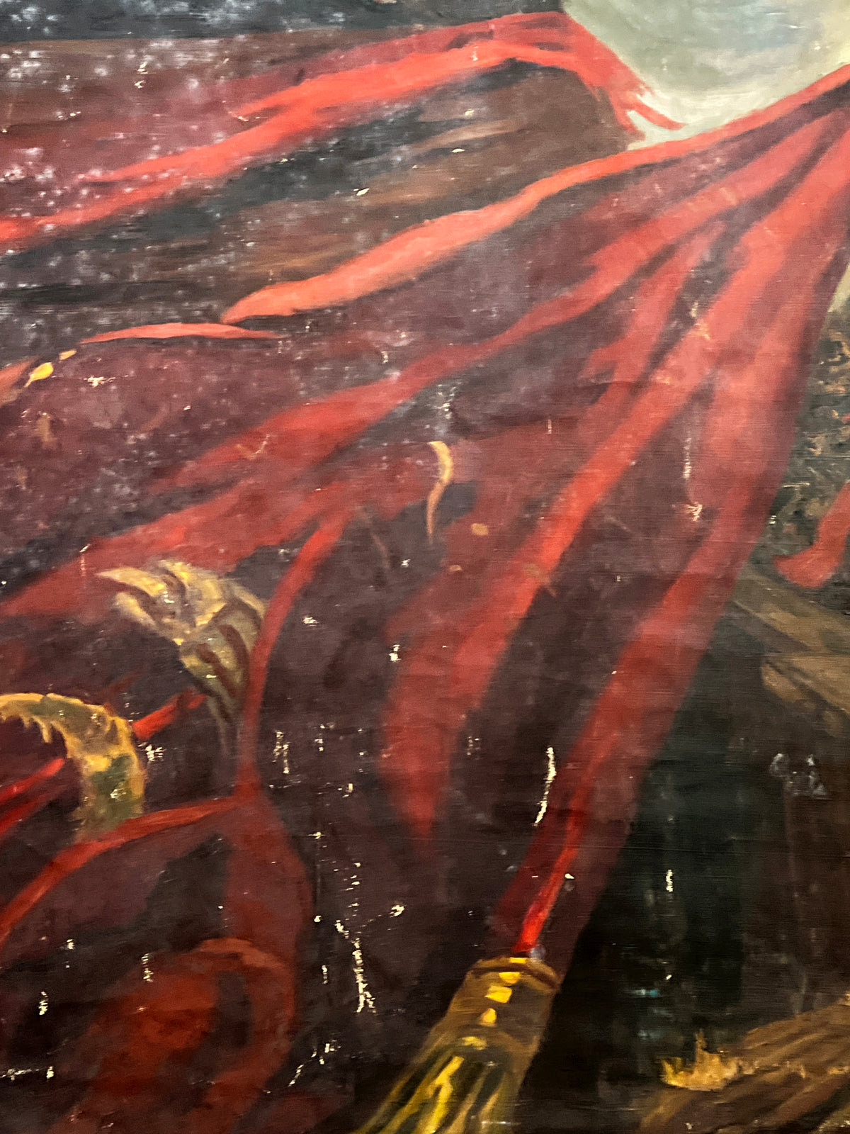 Oil painting Lenin on the Tribune Unknown Artist