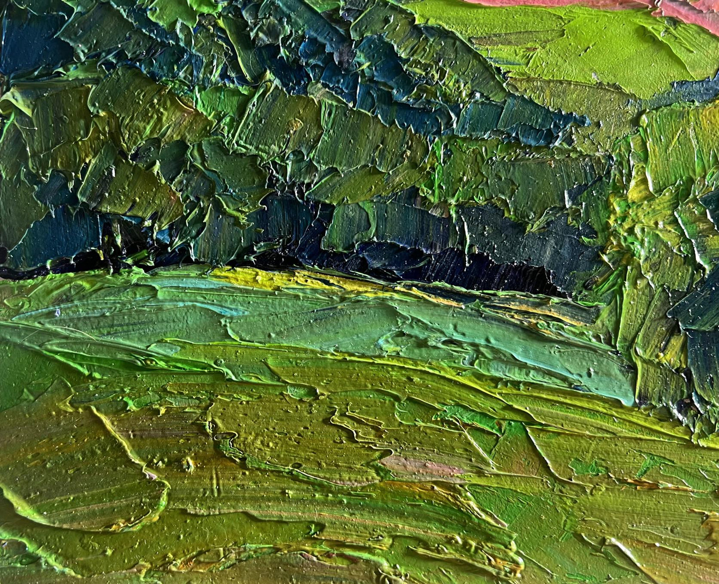 Oil painting of summer meadows and forests by Boris Serdyuk