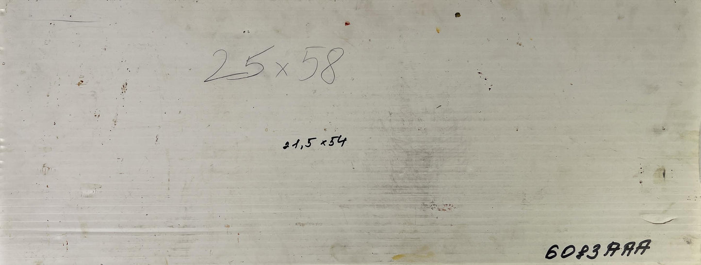 Back of Alexander Litvinov Jesus seashore oil painting box with measurements
