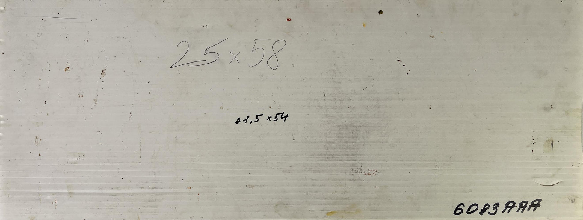Back of Alexander Litvinov Jesus seashore oil painting box with measurements