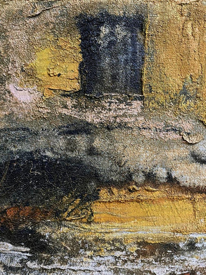 Oil painting Contrary to Serhiy Kovalev textured abstract impasto art