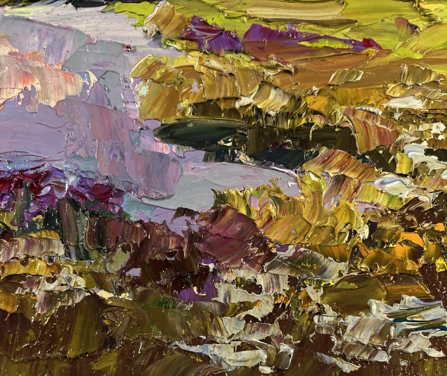 Oil painting Sunny days and boundless joy of nature by Boris Serdyuk