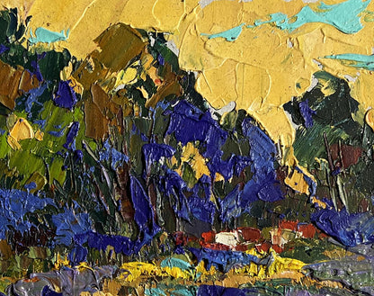 Vibrant Golden Autumn Evening oil painting by Oleksiy Ivanyuk