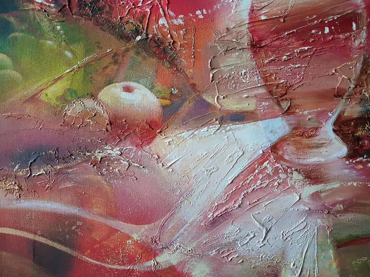 Abstract oil painting Still life on a chic table Anatoly Tarabanov