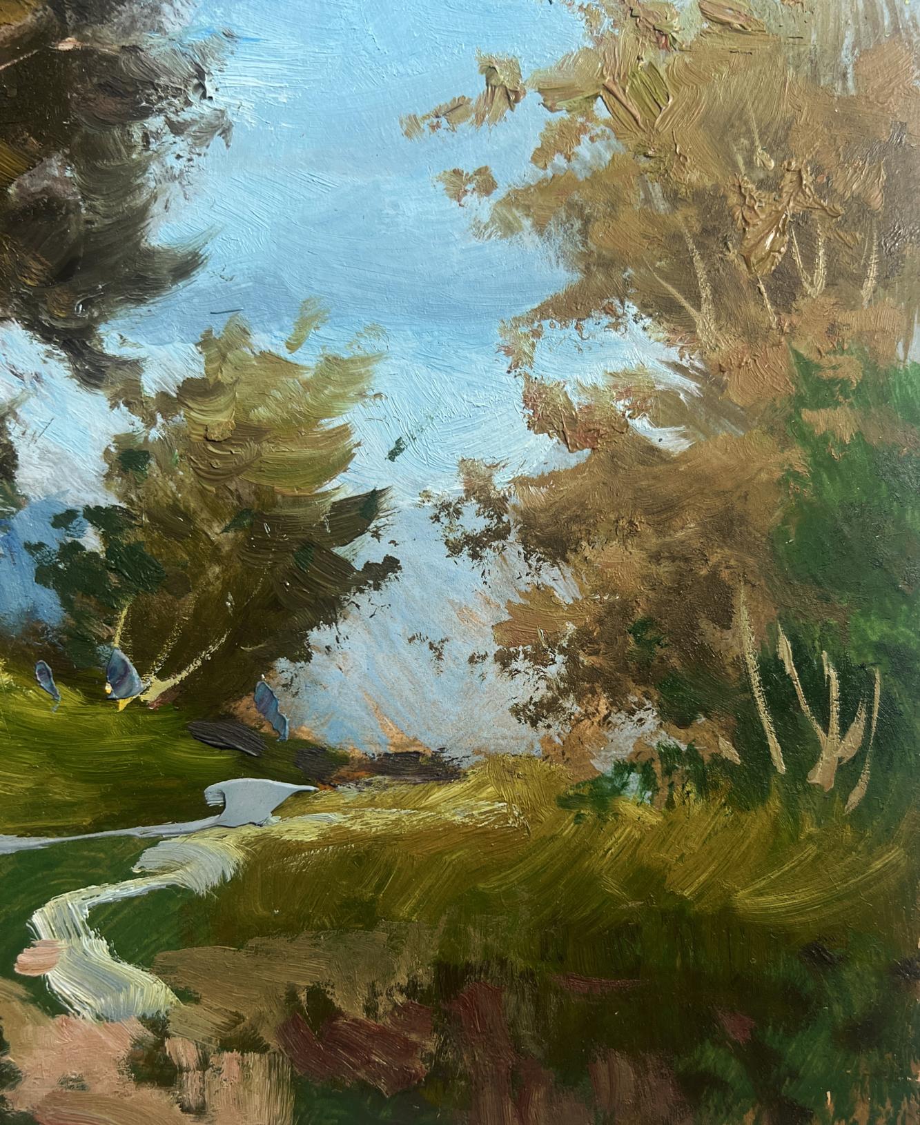 Oil painting Admire the summer forest by Yuriy Suprunchuk
