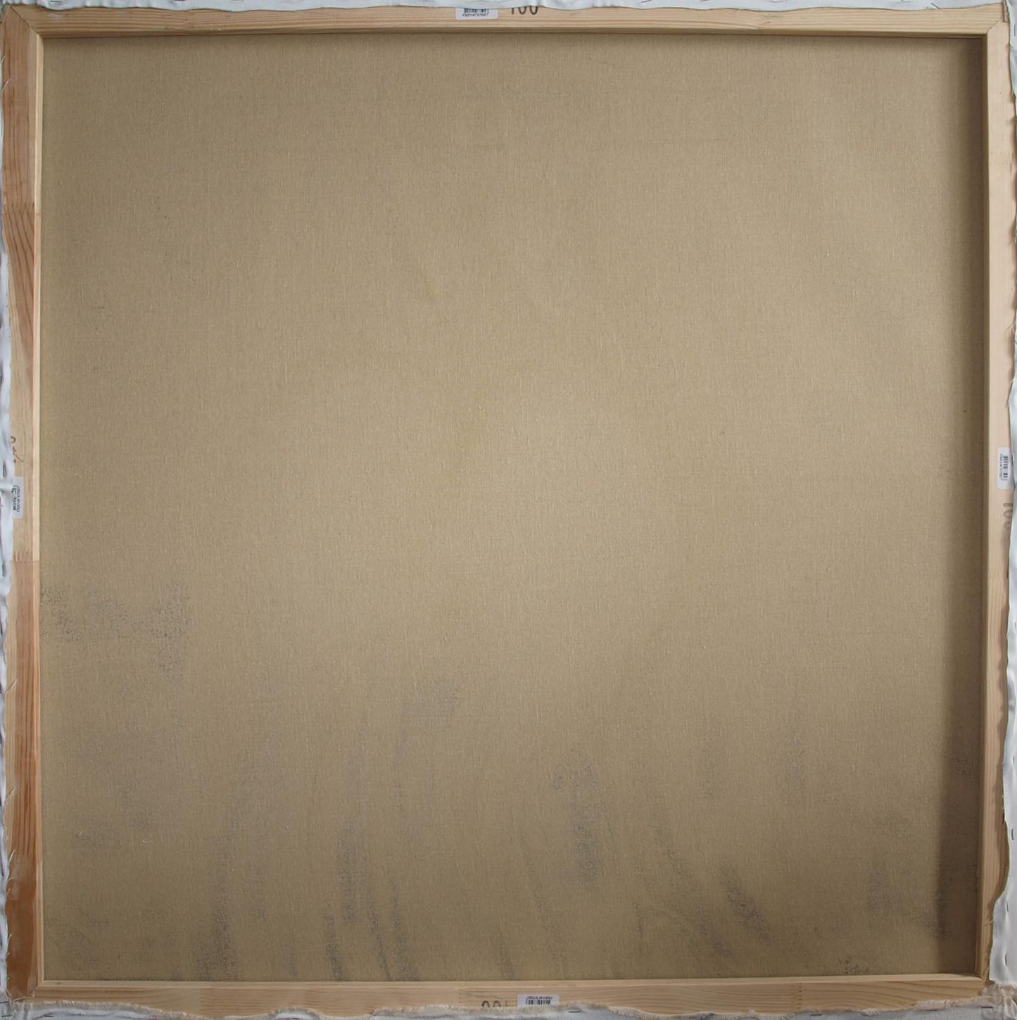 Back of Memory Konsta G. Amelinn oil painting with wood frame