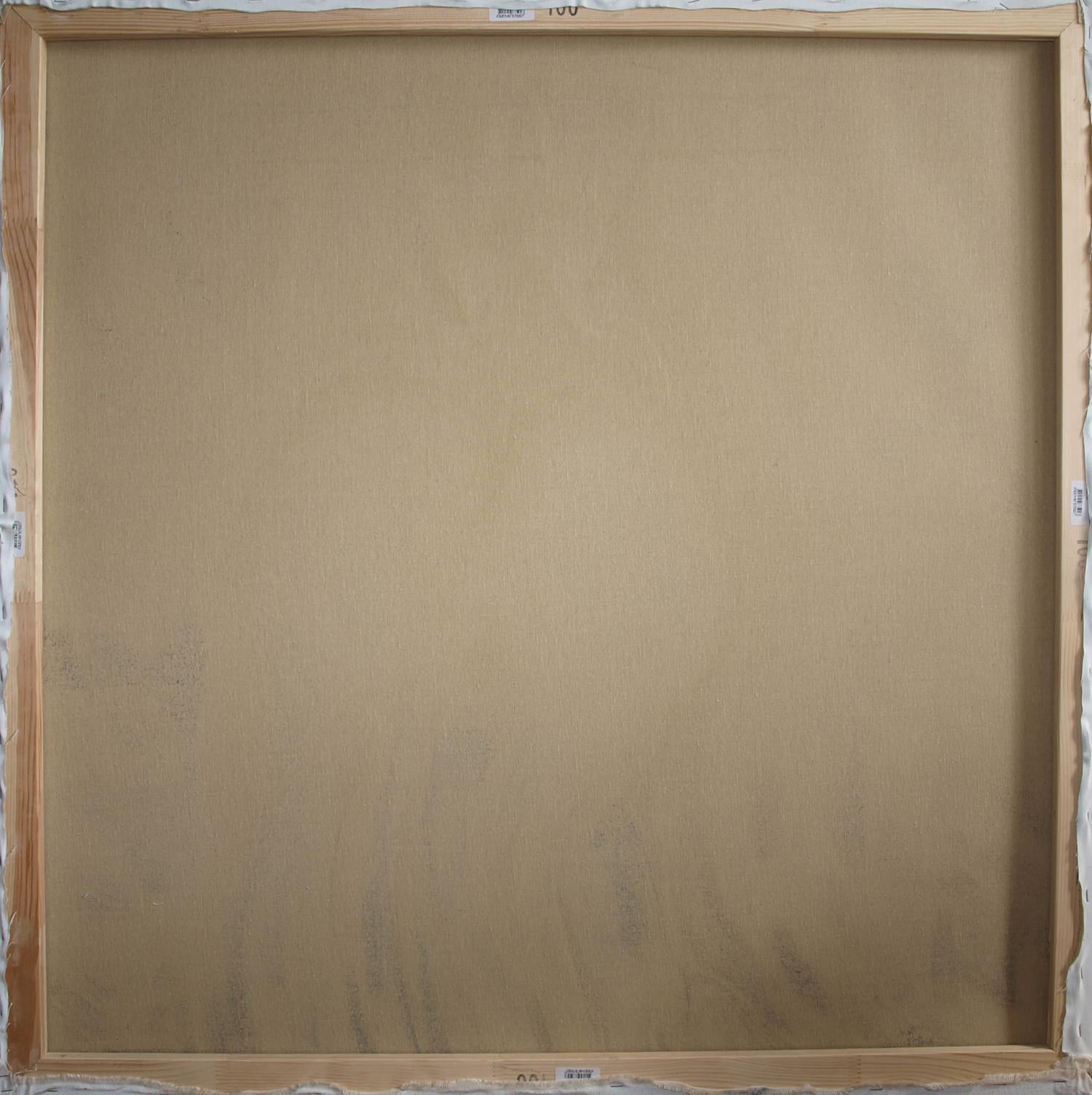 Back of Memory Konsta G. Amelinn oil painting with wood frame