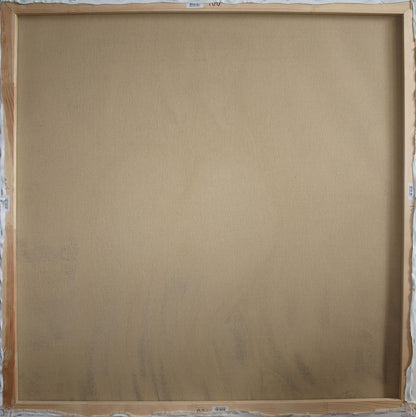 Back of Memory Konsta G. Amelinn oil painting with wood frame