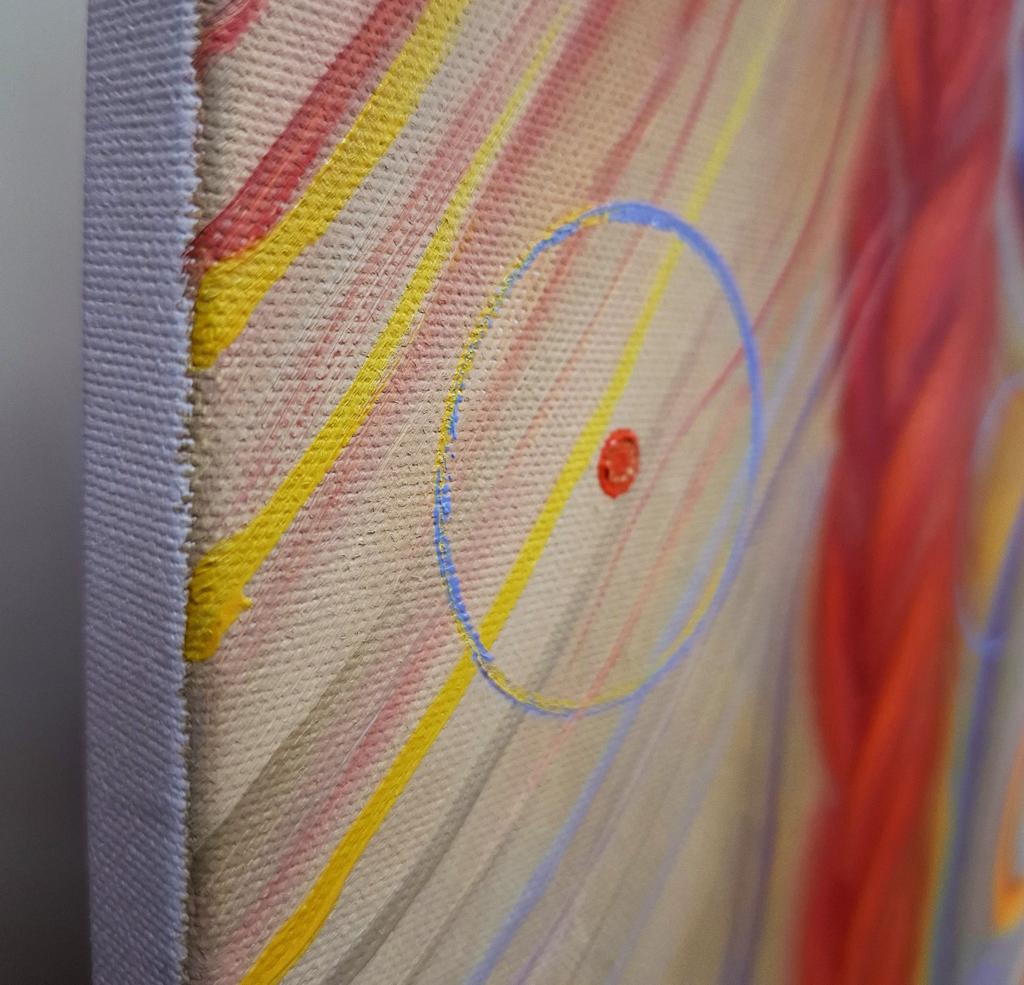 Oil painting At noon in summer by Sergiy Voichenko vibrant abstract strokes