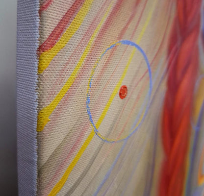Oil painting At noon in summer by Sergiy Voichenko vibrant abstract strokes