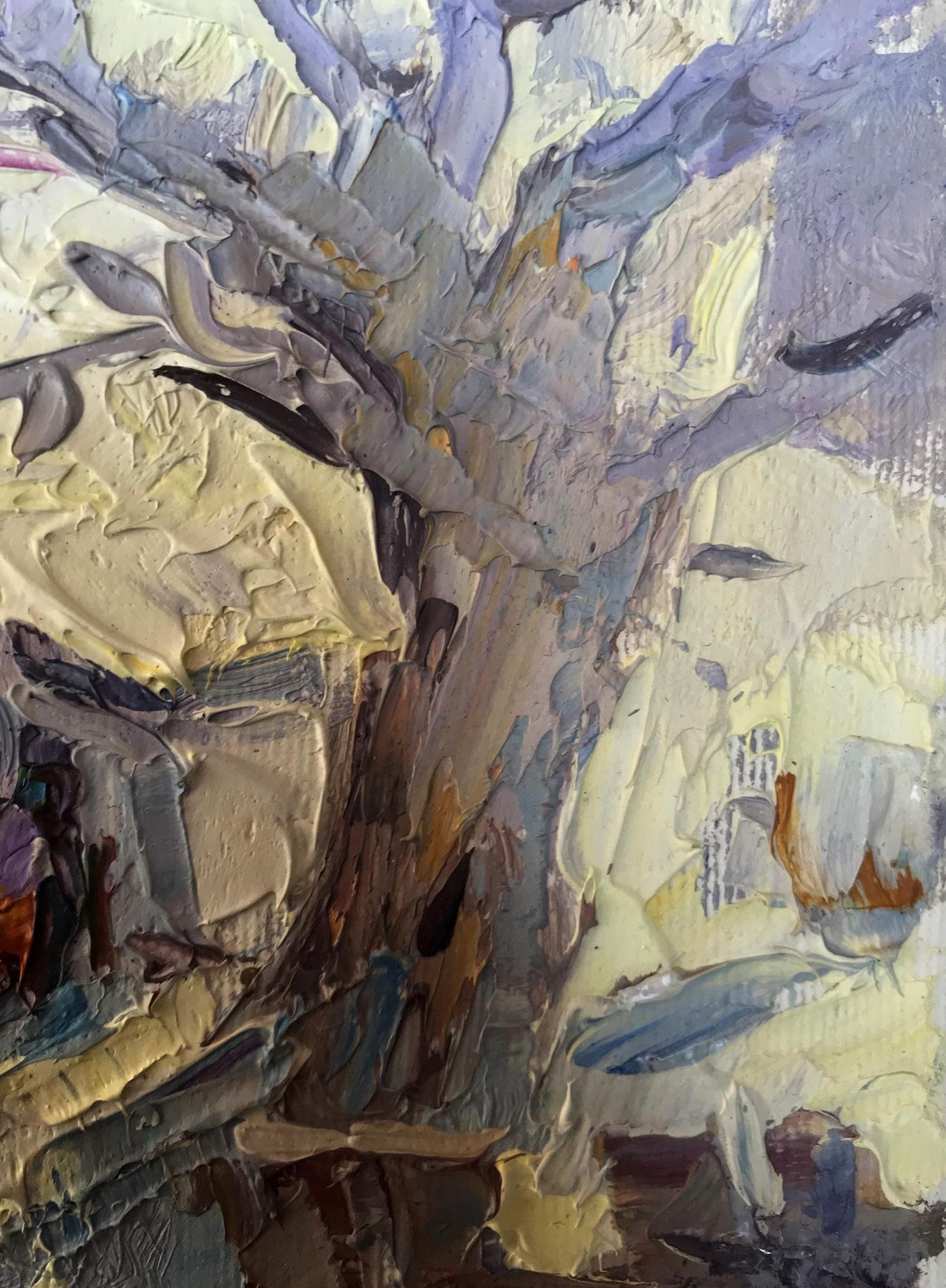 Oil Painting Winter Landscape 