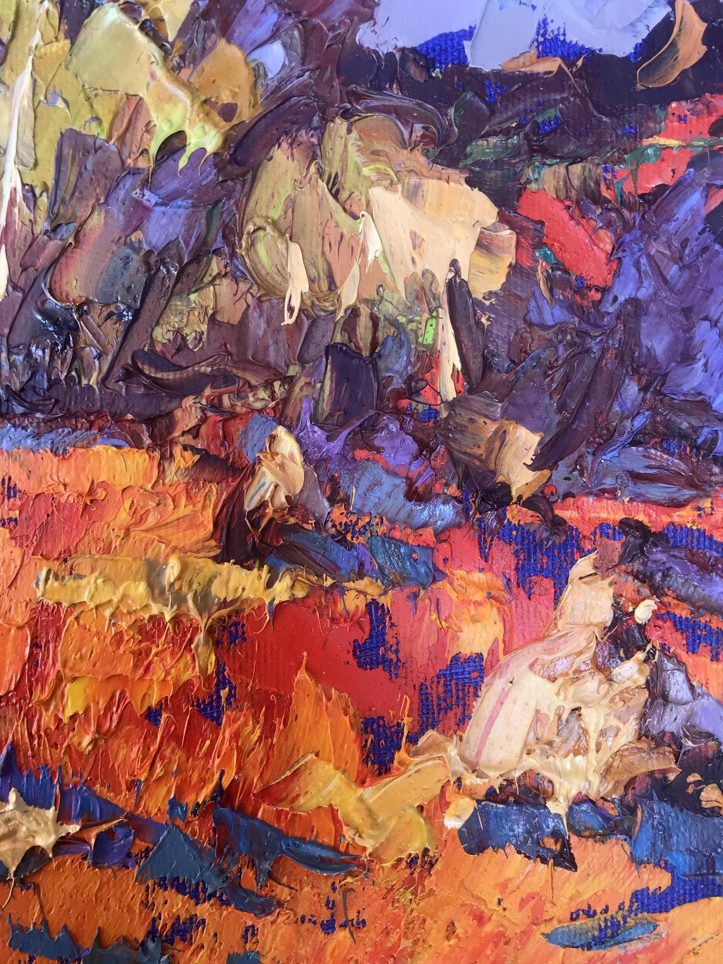 Alex Ivanyuk's rendition of crimson stubble in oil paint