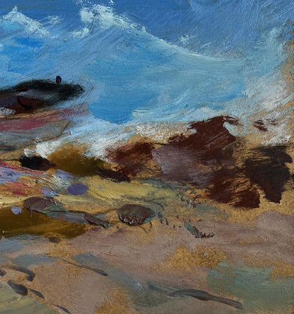 Oil painting of raging sea waves by Yuriy Suprunchuk