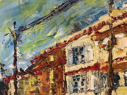 Oil painting City Street in Rio Serhiy Kovalev