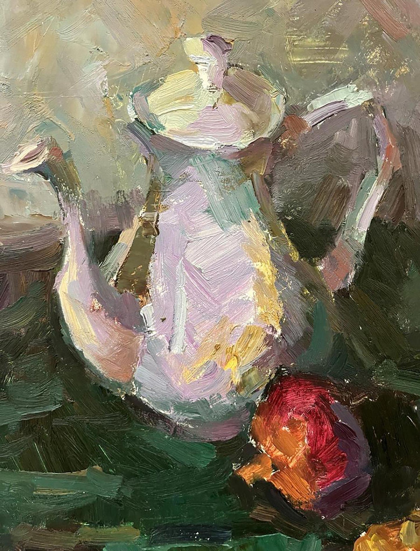 Oil painting Interior Still life Artwork Oleksandr Andreev