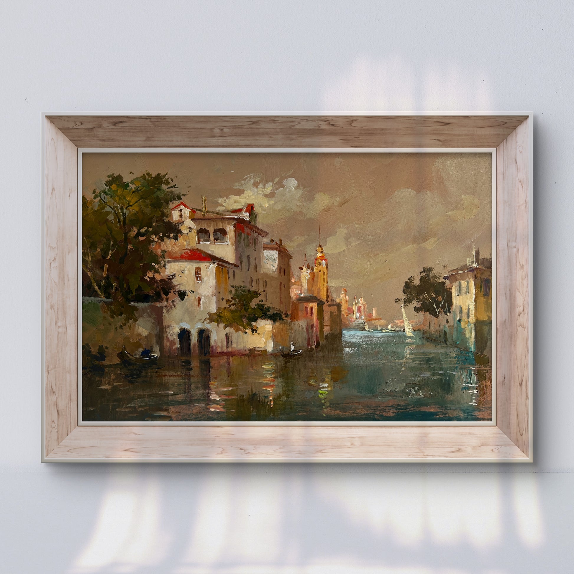 Oil painting Romantic evening in Venice by Yuriy Suprunchuk
