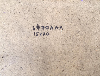 Back of V. Zadorozhnya oil painting 3470aaa 15x20 on particle board