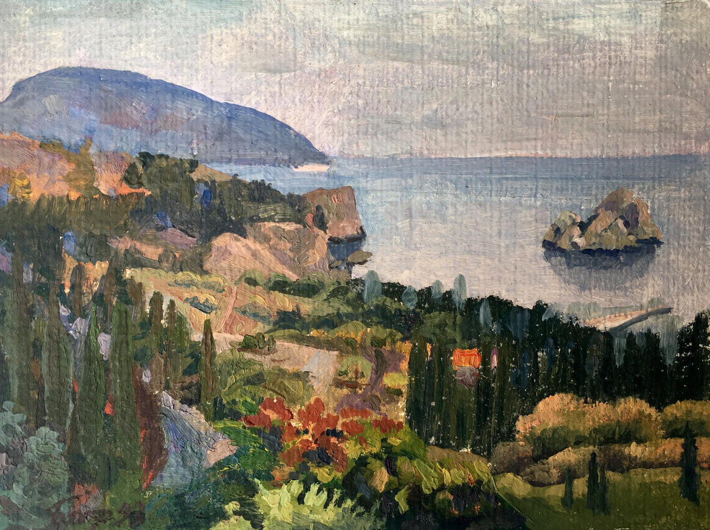 Vladimir Batrakov impressionist coastal landscape painting, wholesale $95 each