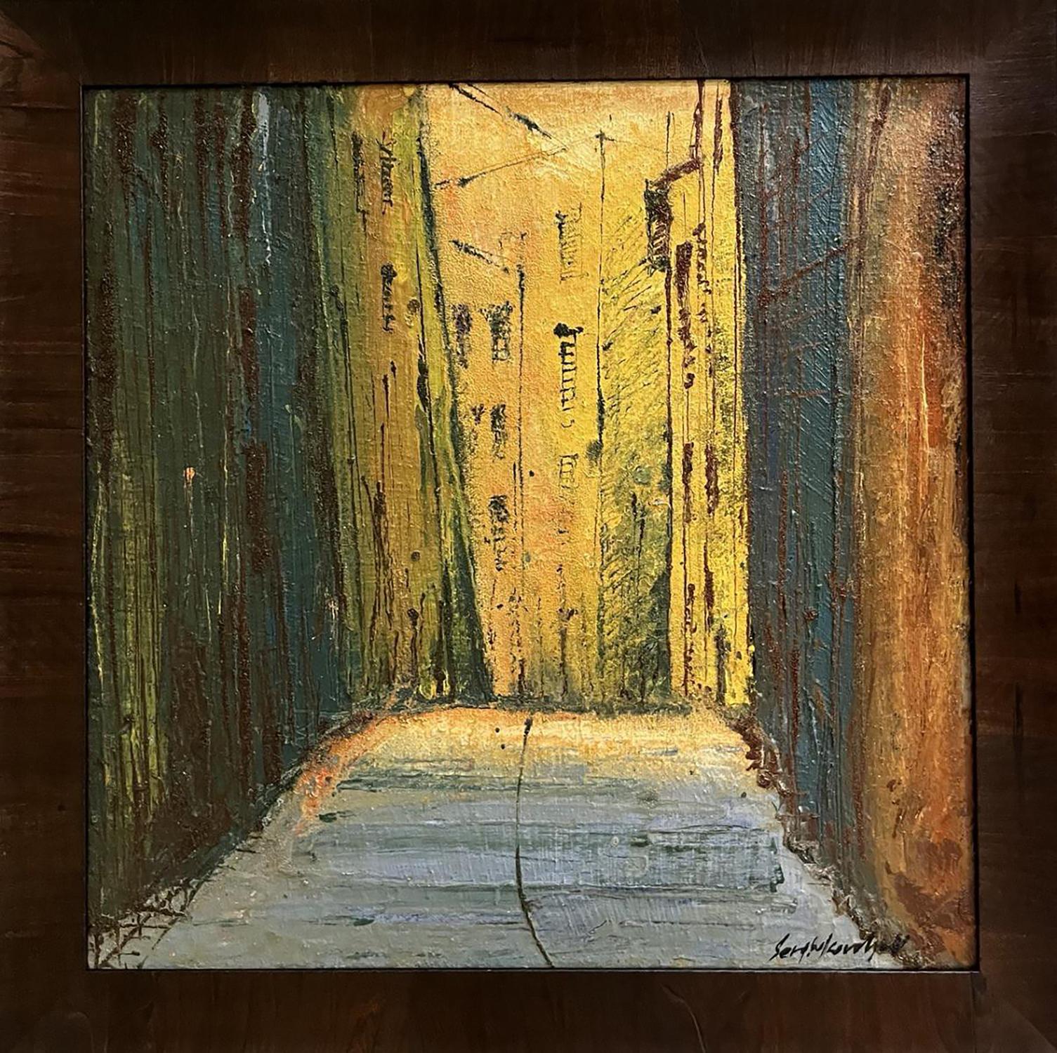 Oil painting road Serhiy Kovalev