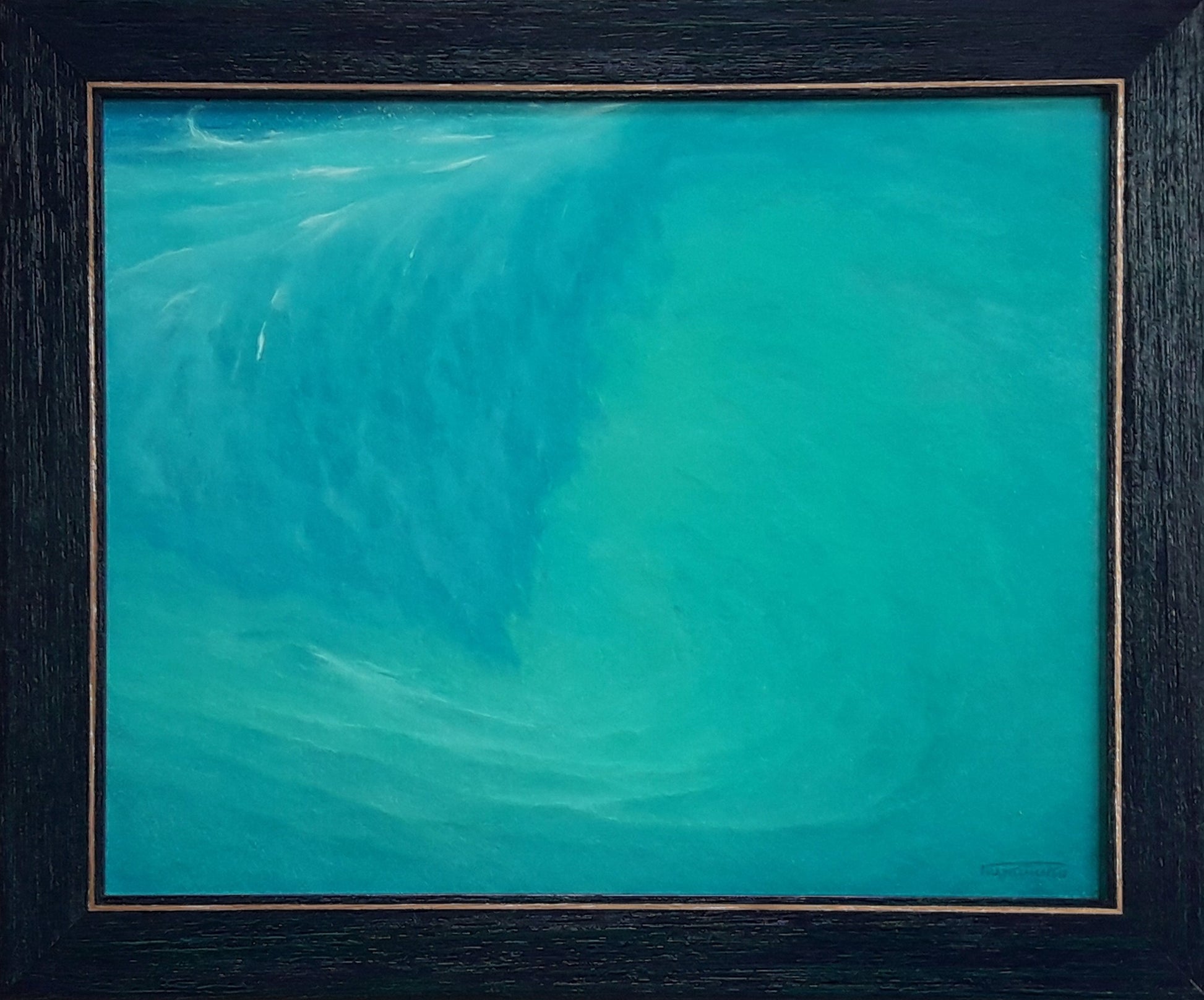 Oil painting The Silence of the Depths of the Seabed by Vasily Korkishko