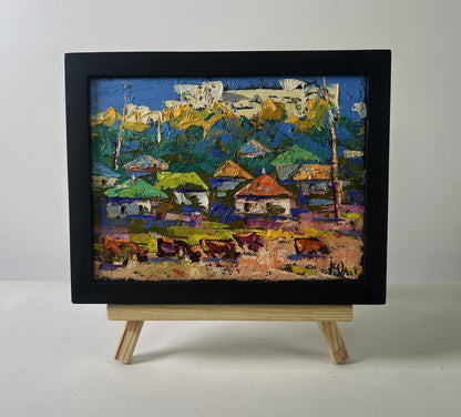 Oil painting Spring Silence Above the Pond by Oleksiy Ivanyuk