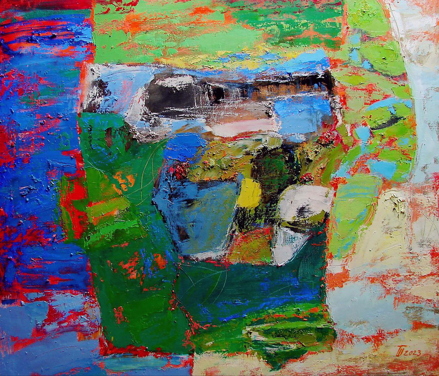Vibrant Dreams of Summer oil painting by Tatyana Shulyak