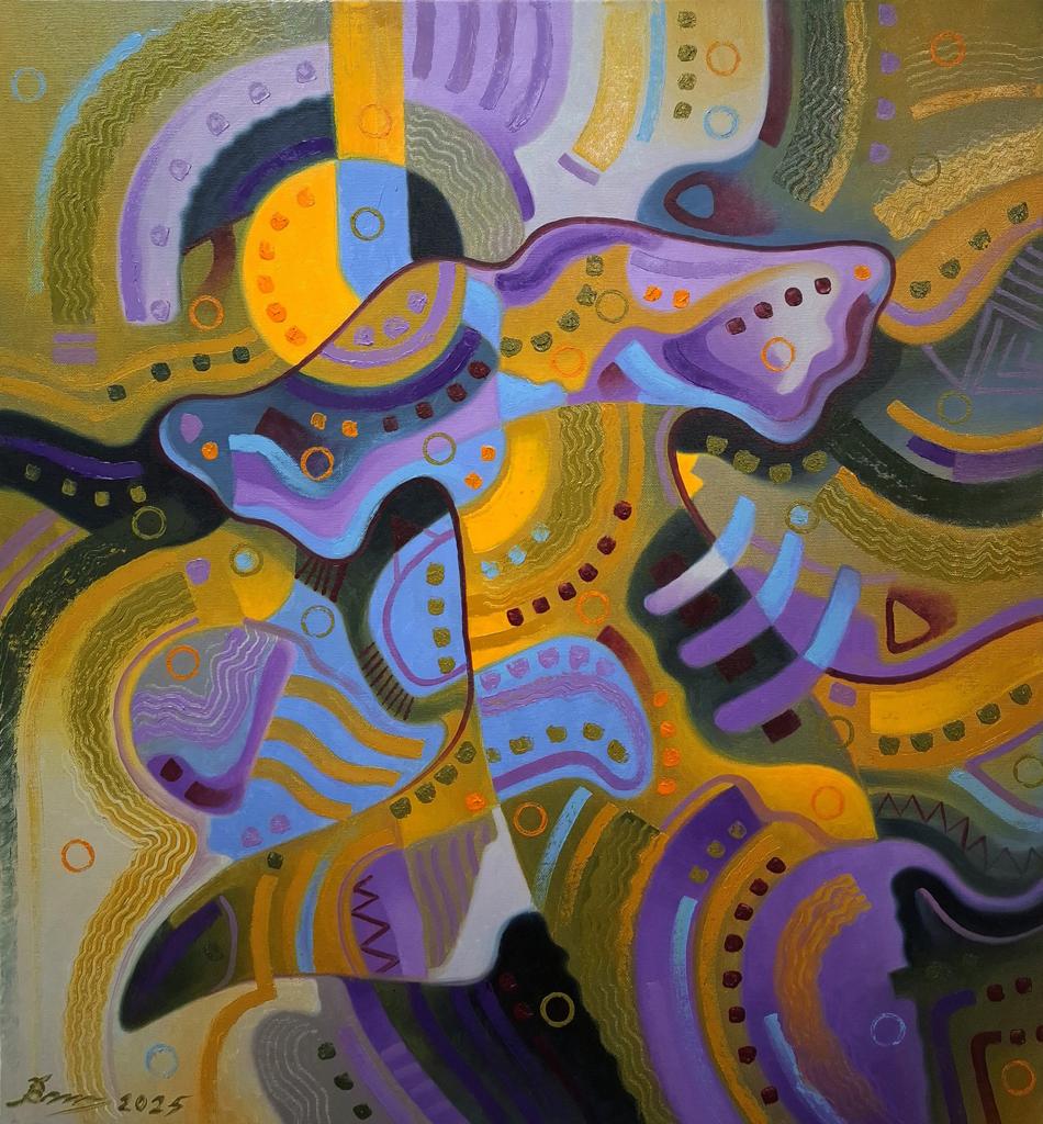 Oil painting Tropical Camouflage Sergey Voichenko
