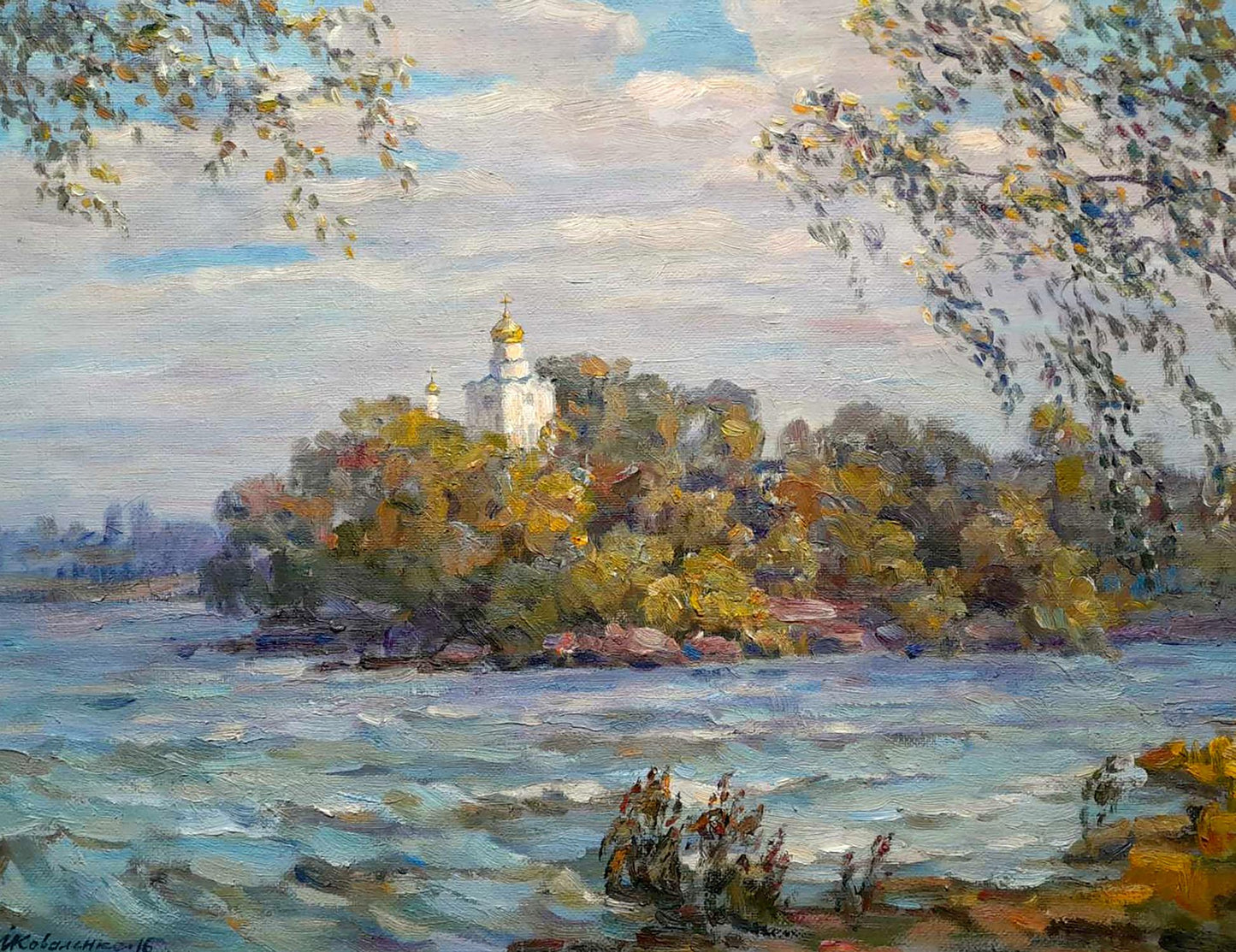 Oil painting Before the rain Ivan Kovalenko
