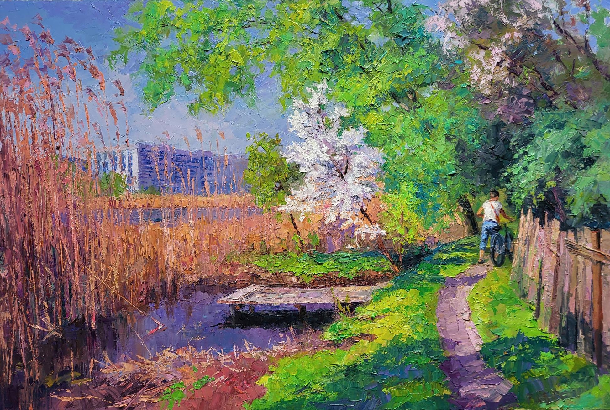 Oil painting May Boris Serdyuk