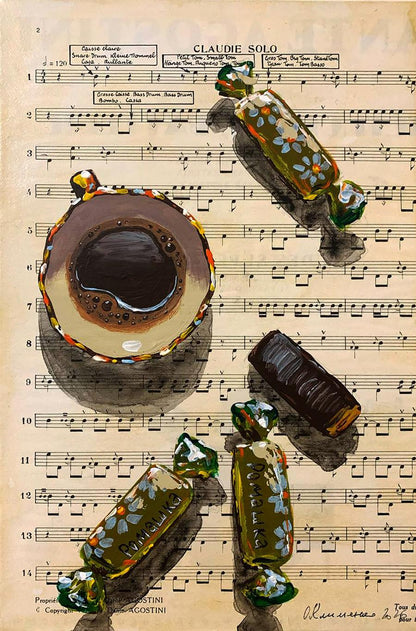 Acrylic painting Sweet Melody Olena Klimenko