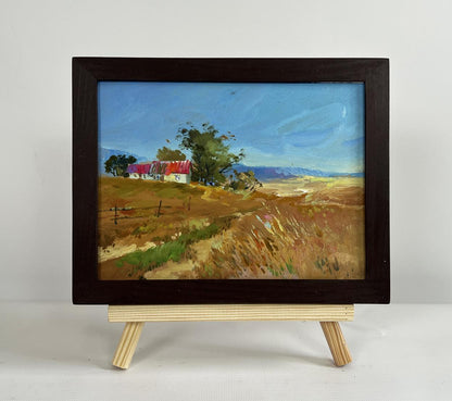 Oil painting Comfort on the edge of the field by Yuriy Suprunchuk