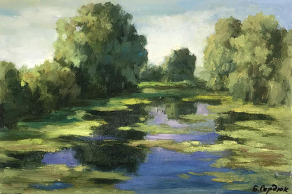Oil painting Rest Boris Serdyuk