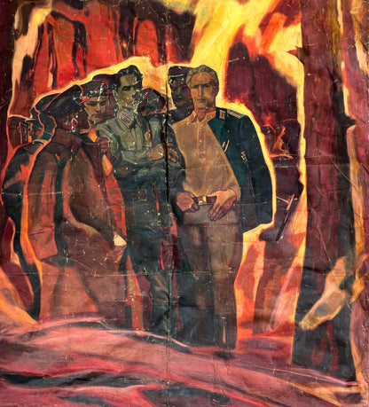 Oil painting Scout Kuznetsov Strong in spirit Anatoly Dovzhenko