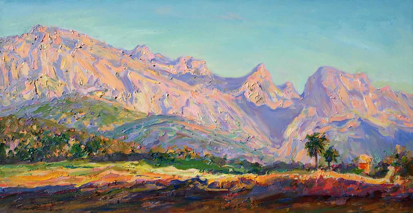 Vibrant impressionist oil painting Southern morning by Leonid Pavlenko
