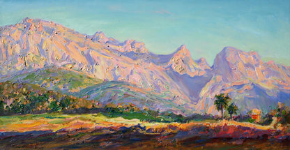 Vibrant impressionist oil painting Southern morning by Leonid Pavlenko