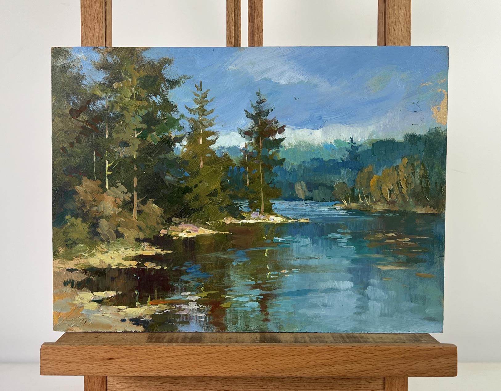 Oil painting Silent Waters of the Forest by Yuriy Suprunchuk