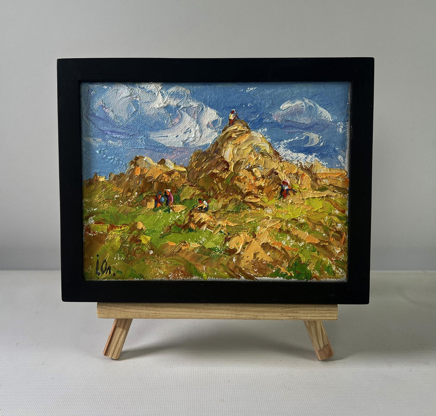 Oil painting Light and Peace among the meadows by Oleksiy Ivanyuk