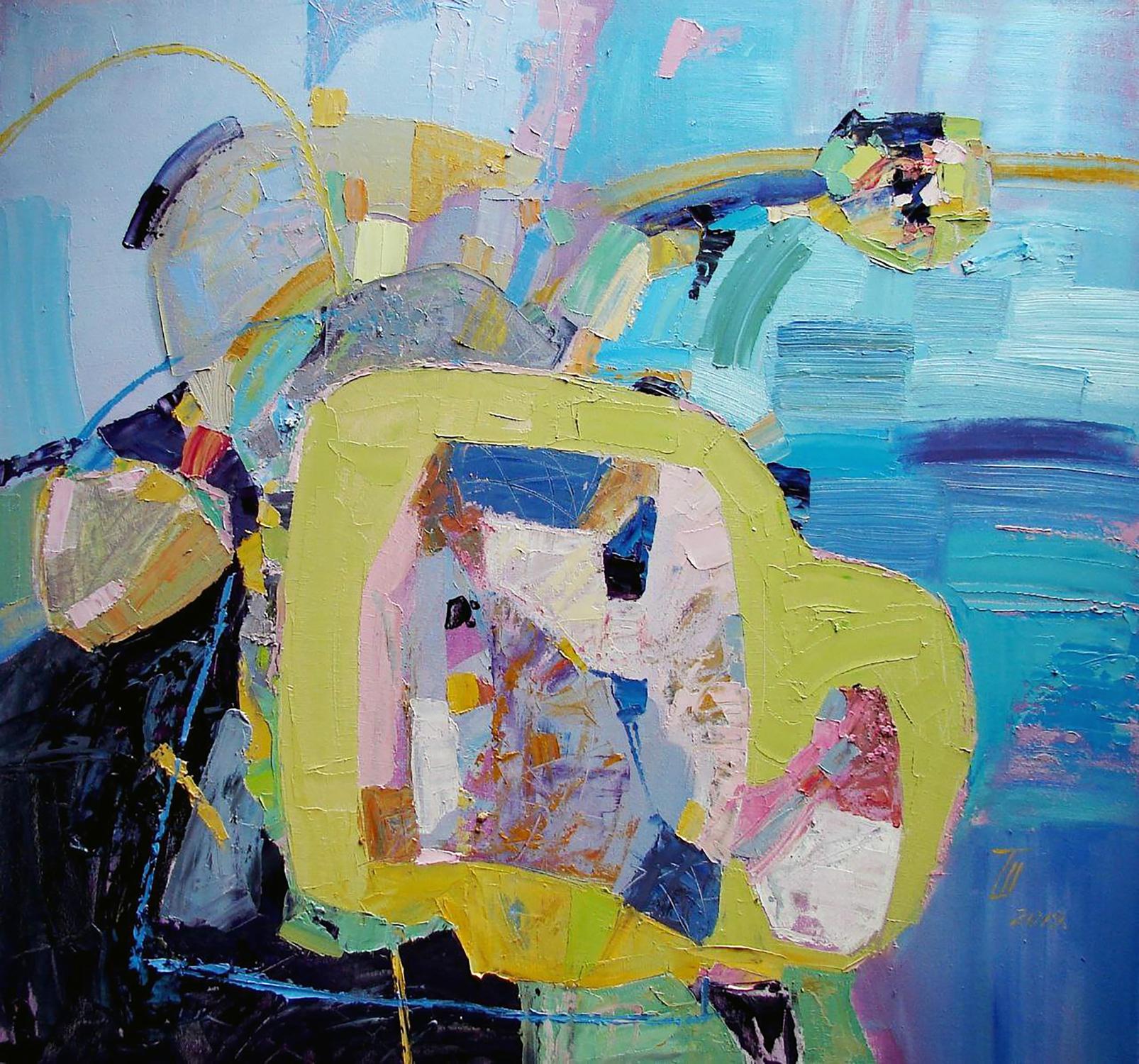 Vibrant Oil Painting Premonition of Spring by Tatyana Shulyak