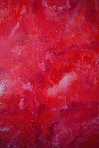 Vibrant Mystical Red oil painting by Victoria Kagalovska