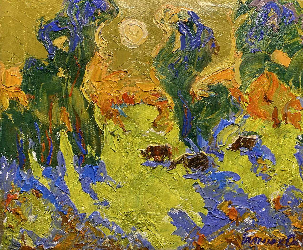 Vibrant impressionist oil painting Closer to evening by Oleksiy Ivanyuk