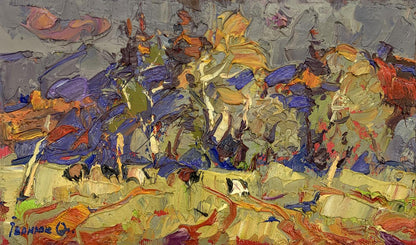 Oil painting End of the day Alex Ivanyuk