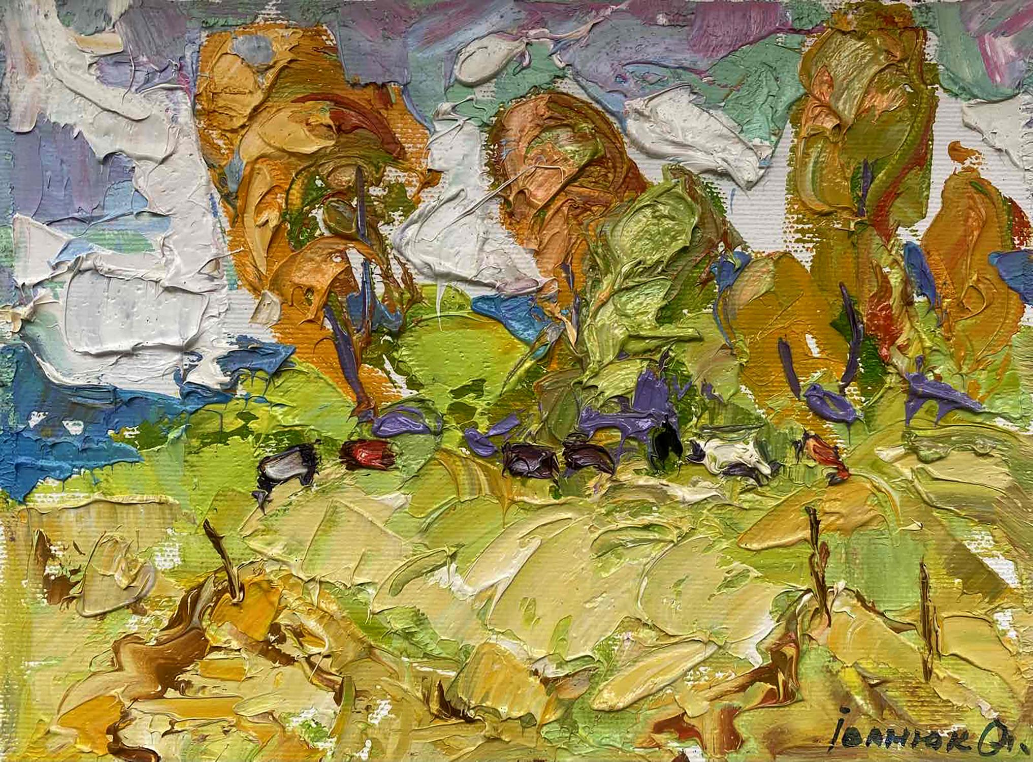 Oil painting Early autumn